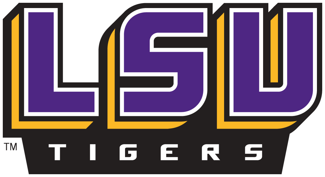 LSU Tigers 2002-Pres Wordmark Logo v2 DIY iron on transfer (heat transfer)